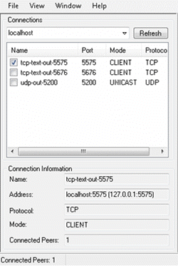 GeoEvent Logger connections to output connectors GeoEvent Logger connections to output connectors